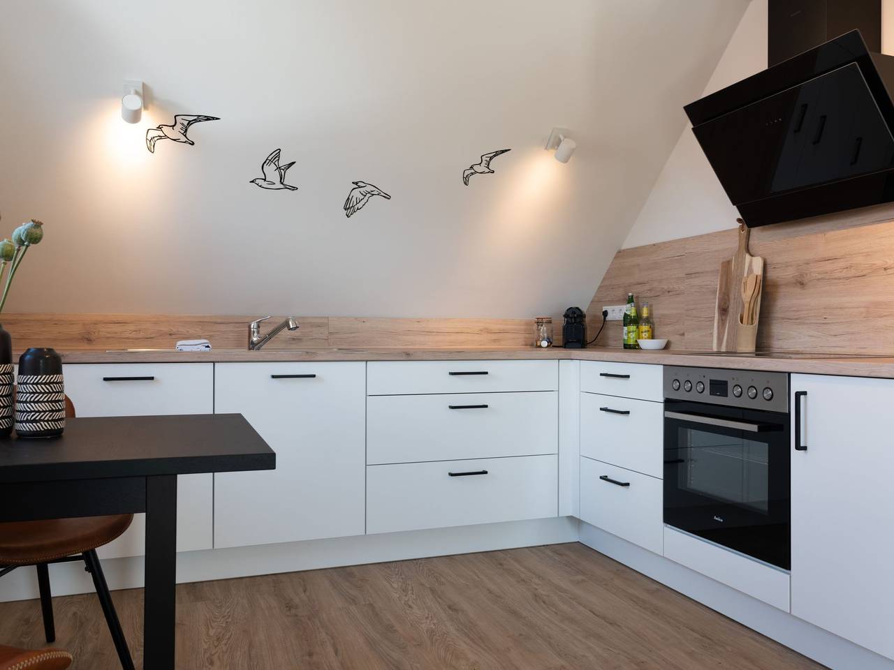 Ganze Wohnung, Küstenbutze - Modernes Apartment für 2 mit vollausgestatteter Küche, Balkon, Ne in Mildstedt, Nordfriesland