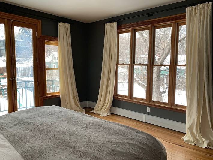 Vacation rental for 8 people, with balcony and yard in Boulder