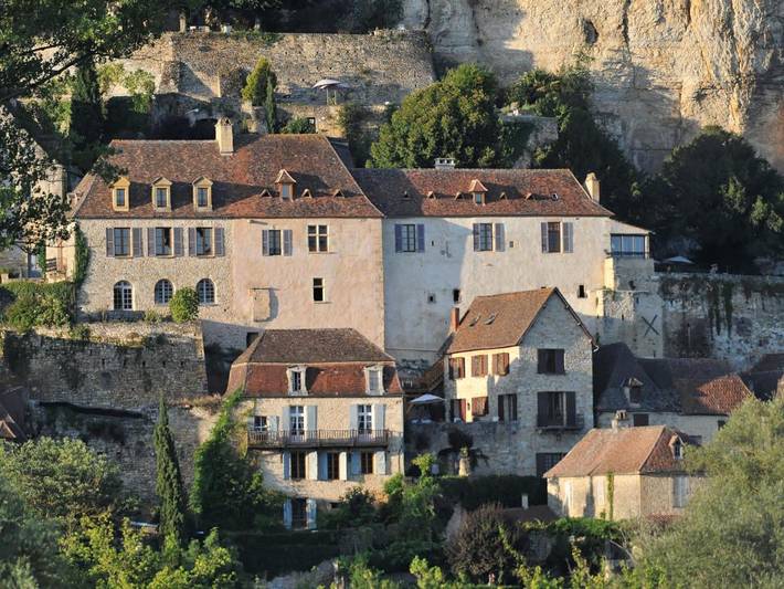 Appartement de vacances pour 2 personnes, avec Jardin ainsi que Piscine et Vue à Beynac-et-Cazenac