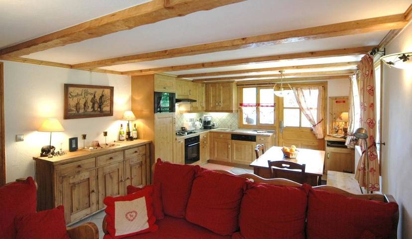 Appartement de vacances pour 4 personnes, avec Terrasse ainsi que Jardin et Vue