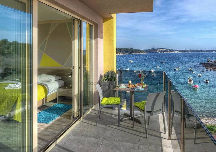 Hôtel pour 2 personnes, avec Balcon ainsi que Terrasse et Vue