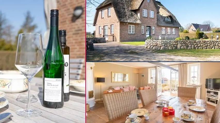 Ferienhaus mit Meerblick für 5 Personen, mit Garten und Terrasse sowie Sauna in Nieblum - 2