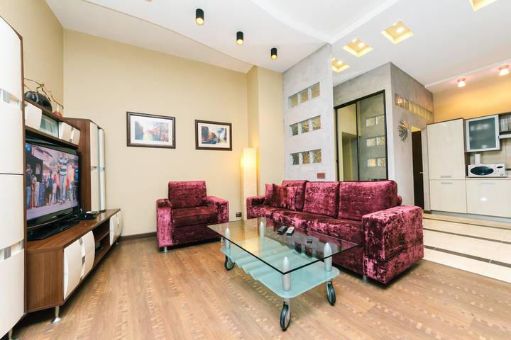 Apartament wakacyjny dla 4 osób, z balkon w Kijów