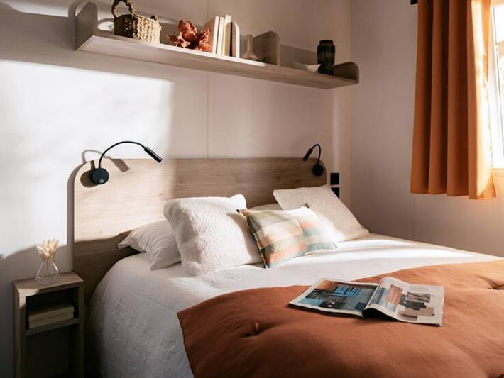 Camping La Trévillière - Mobilheim 6 personen - Mobilheim | Comfort | 3 Zi. | 6 Pers. | Erhöhte Terrasse in Bretignolles-sur-Mer, Loire-Tal