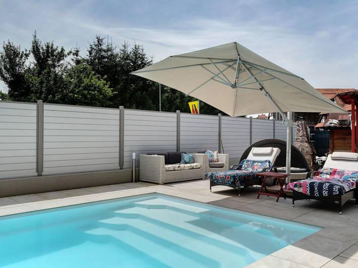 Ferienwohnung für 3 Personen, mit Terrasse und Garten, mit Haustier in Rheinau