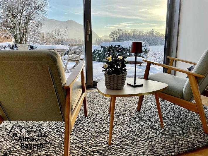 Ferienhaus für 6 Personen, mit Terrasse und Garten sowie Ausblick