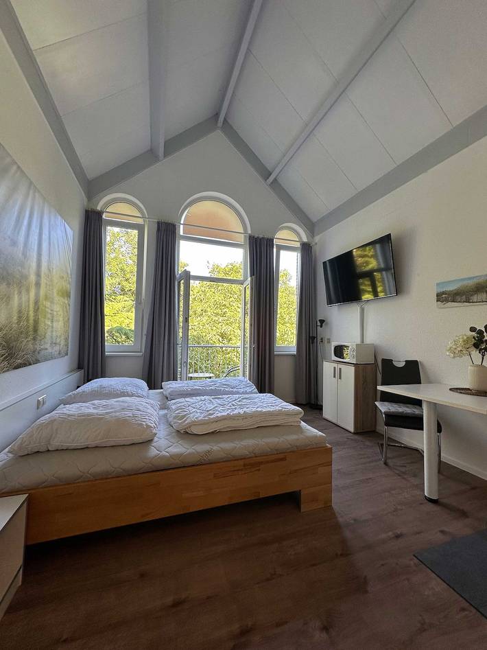 Apartamento de vacaciones para 3 personas, con jardín y balcón, Se admiten mascotas - 1