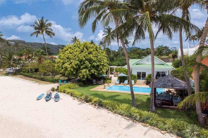 Vakantiehuis voor 7 personen, with uitzicht and tuin as well as kinderzwembad and zwembad op Koh Samui