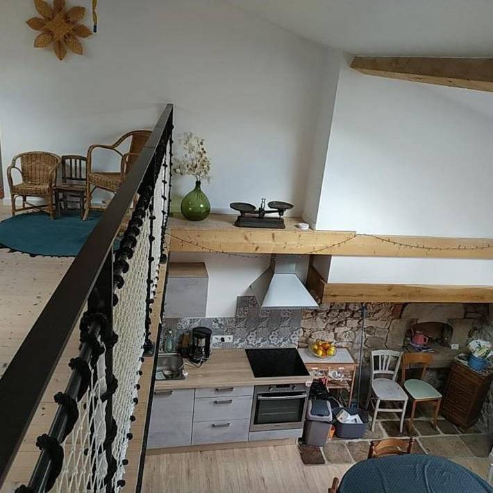 Location de vacances pour 7 personnes, avec vue et jardin à Pélussin - 3