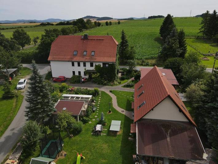 Ferienhaus für 3 Personen, mit Terrasse und Garten sowie Ausblick