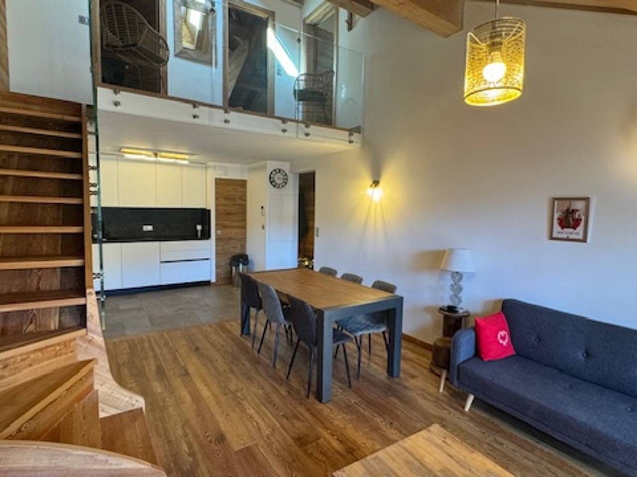 Appartement entier, Duplex prestige avec animaux - Vue sur pistes - 9 pers. in Montgenèvre, Région de Briançon