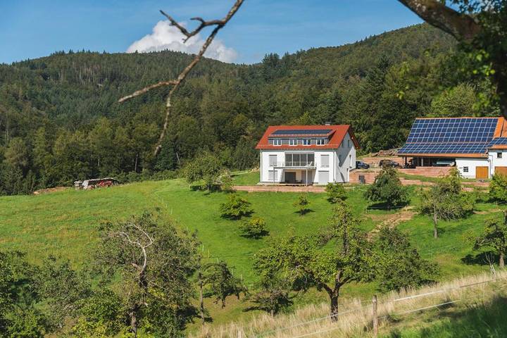 Ferienwohnung für 4 Personen, mit Terrasse und Ausblick in Rimbach