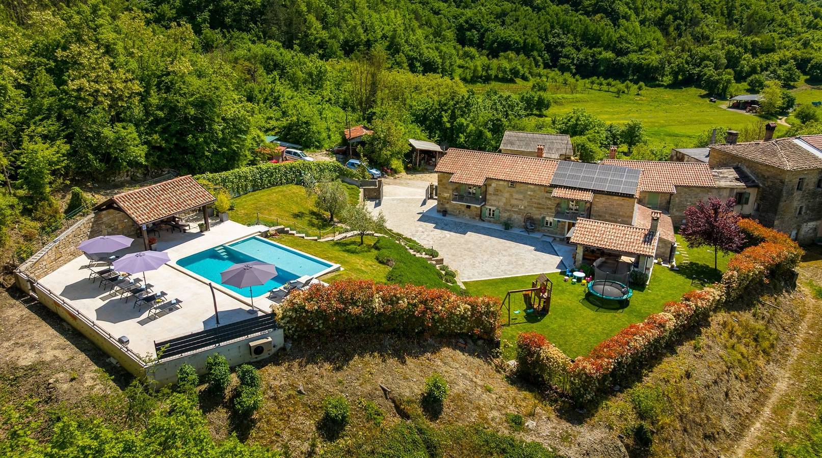 Villa Palazza in Beram, Pazin