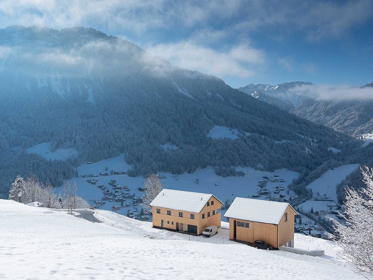 Panoramahof Bergglück - Ferienwohnung Sunnseitn in Mellau, Bregenzerwald