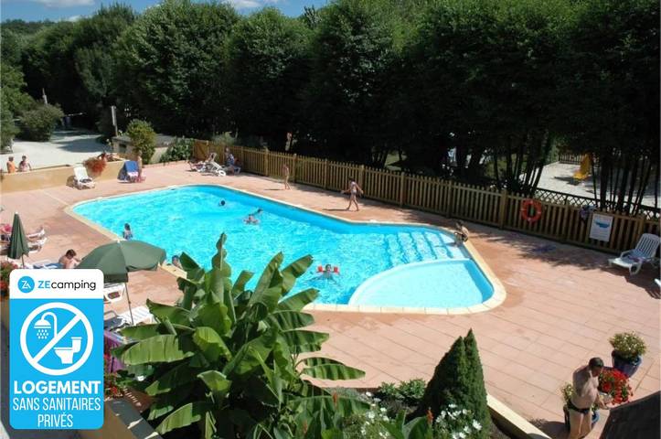 Tente pour 5 personnes, avec bassin pour enfant