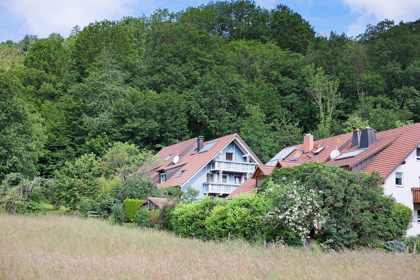 Monolocale intero, Monolocale 'Ferienwohnung Zur Schauinslandbahn' con vista sulle montagne, terrazza privata e Wi-Fi in Horben, Sudschwarzwald