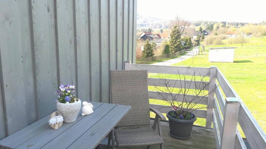 Ferienwohnung für 4 Personen, mit Balkon und Garten sowie Ausblick in Wolfshagen