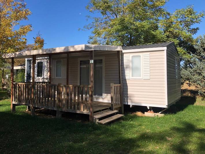 Camping Au Tylo Soleil - Mobilheim 6 personen - 40 Premium Super Cordelia 32m² - 3 Schlafzimmer in Dauphin, Regionaler Naturpark Luberon