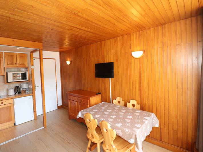 Gehele studio, Bright studio in Tignes, balcony, pets allowed in Tignes, Massif de la Vanoise