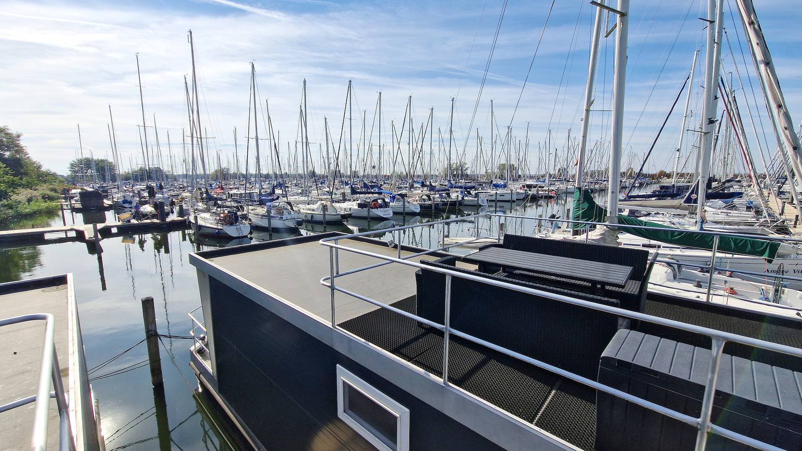Marina Parcs — Havenlodge met dakterras en balkon (4-6 pers) Almere in Nederlandse kust
