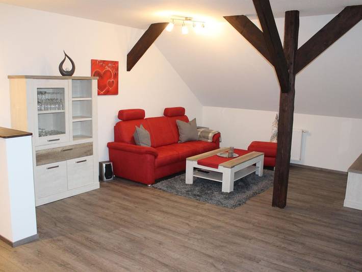 Ferienwohnung für 4 Personen, mit Garten, kinderfreundlich