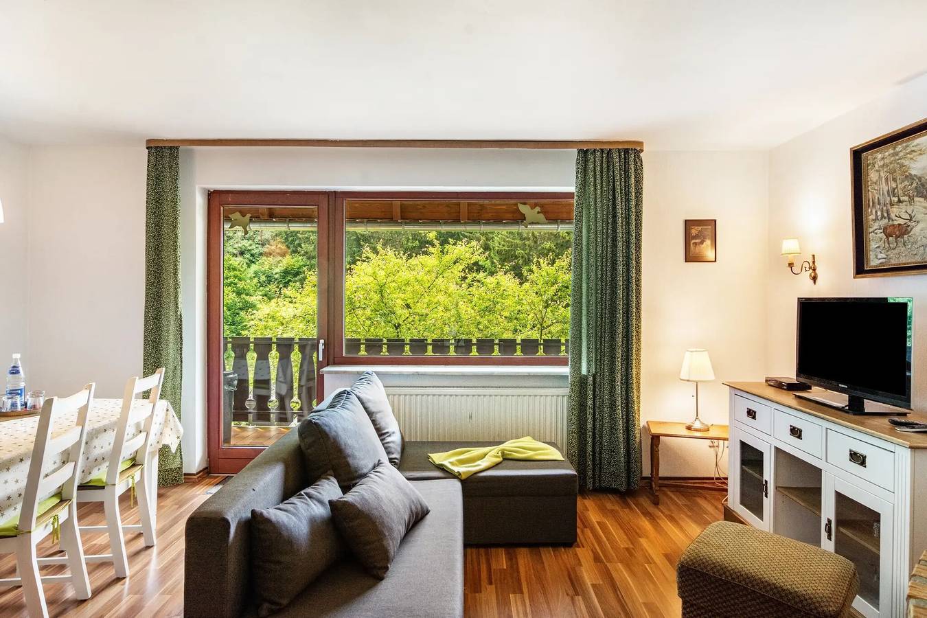Geheel appartement, Appartement 'Haus Behrendt' met bergzicht, balkon en wifi in Zorge, Harzvorland