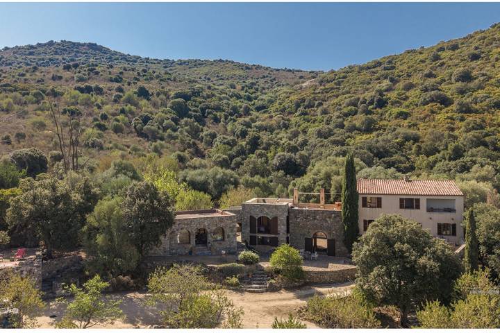 Maison Camellu – Propriété de charme au cœur des oliviers, vue mer in Calenzana, Region de Calvi