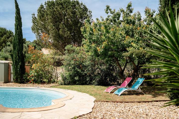 Gîte pour 6 personnes, avec piscine, animaux acceptés à Ginestas - 4