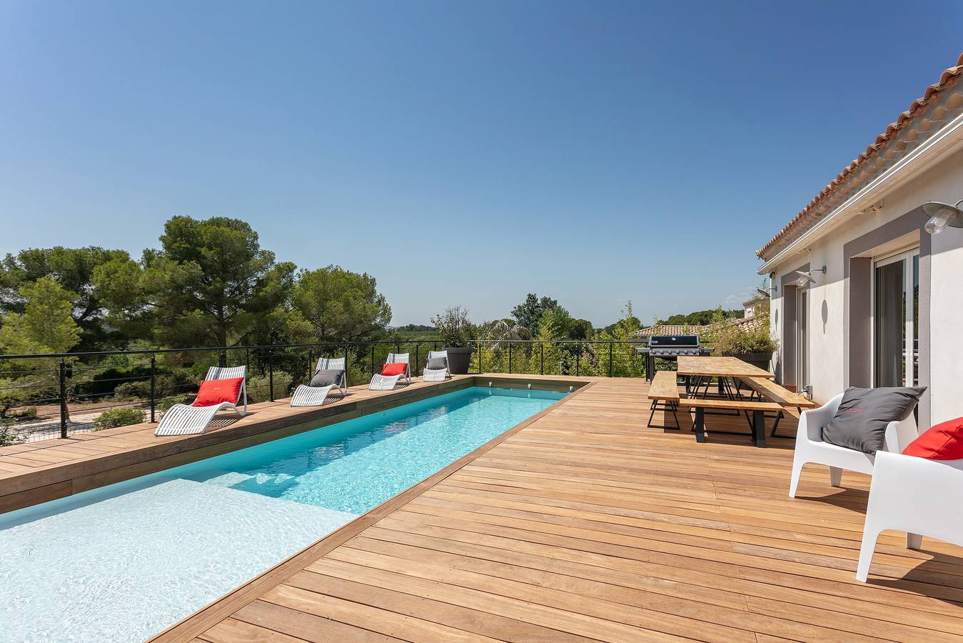 Villa „Le Golf St Thomas“ mit privaten Terrassen, Außenpool und Wlan in Béziers, Mittelmeerküste (Frankreich)