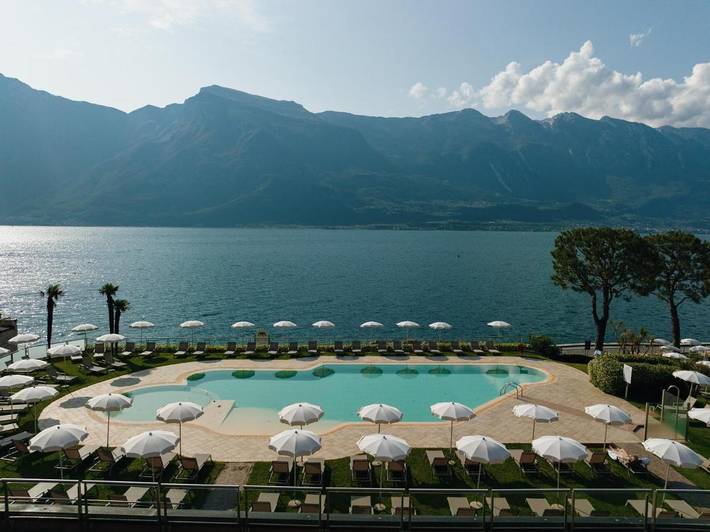 Hôtel pour 2 personnes, avec vue et piscine ainsi que sauna et jardin