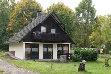 Ferienhaus für 5 Personen, mit Garten und Balkon am Silbersee