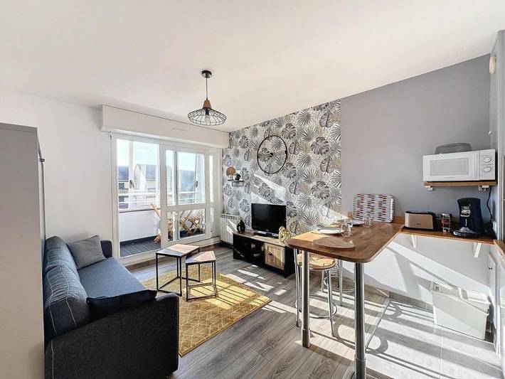 Gîte pour 2 personnes, avec balcon et vue dans Centre Equestre (Courseulles-sur-Mer)