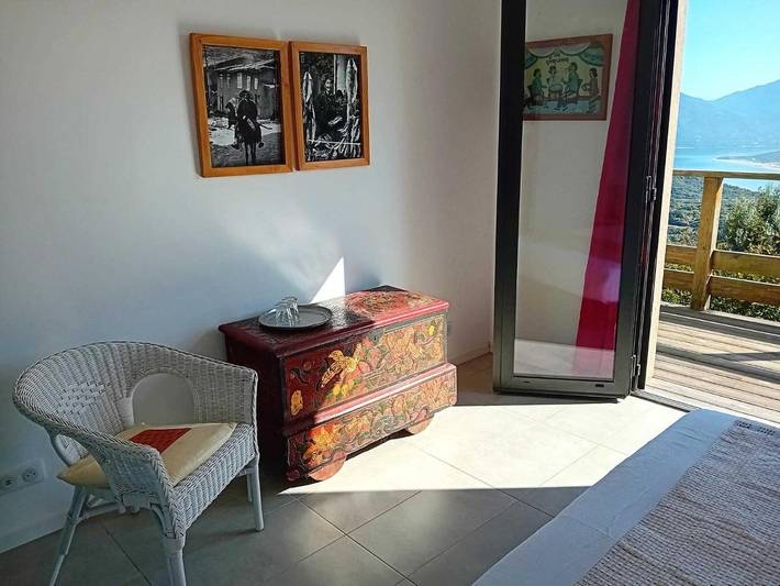 Maison d’hôte pour 2 personnes, avec balcon et vue à Belvédère-Campomoro - 4