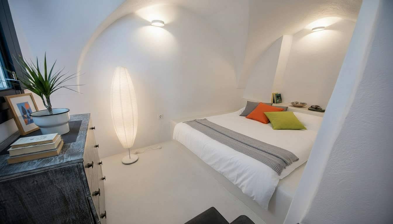 Appartement entier, Appartement de vacances pour 5 personnes avec jacuzzi in Emporio, Santorin
