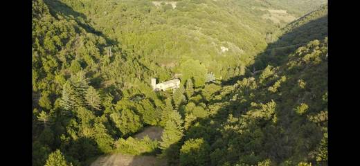 Gîte pour 23 personnes, avec vue et jardin ainsi que sauna et balcon à Lunas