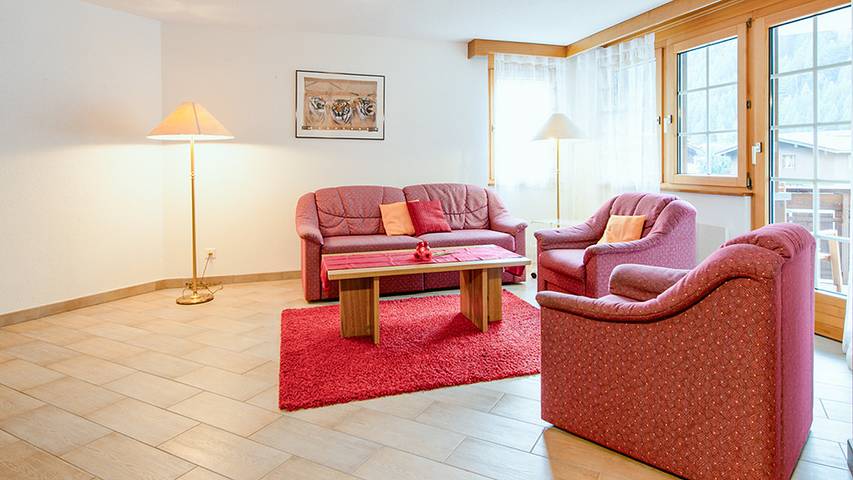 Ganze Ferienwohnung, Evita 2. Og in Saas-Grund, Walliser Alpen