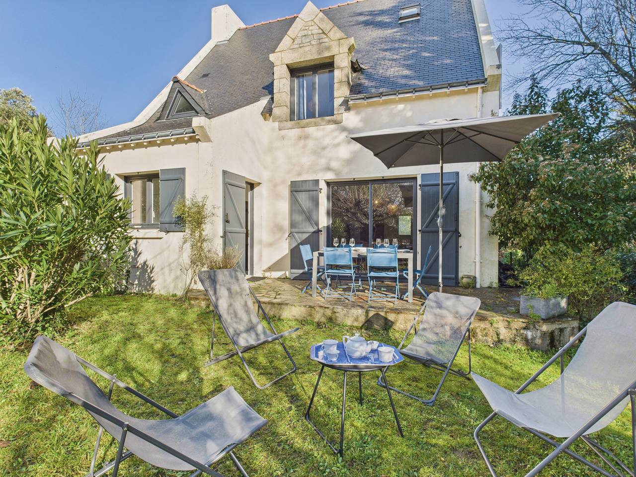Au bord du Golfe, maison pour 8 avec jardin in Arzon, Côte des Mégalithes