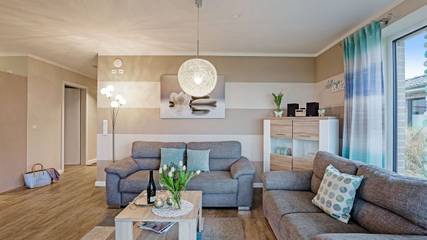 Ferienhaus für 5 Personen, mit Ausblick und Garten sowie Sauna, mit Haustier in Klausdorf