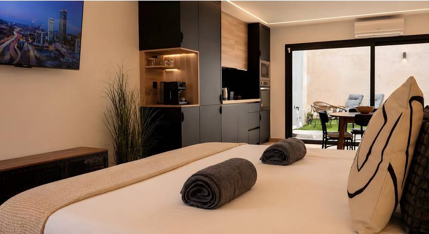 Ganze Wohnung, Apartment 'Odi Suite Room' mit privater Terrasse und Wlan in Maspalomas, San Bartolomé de Tirajana