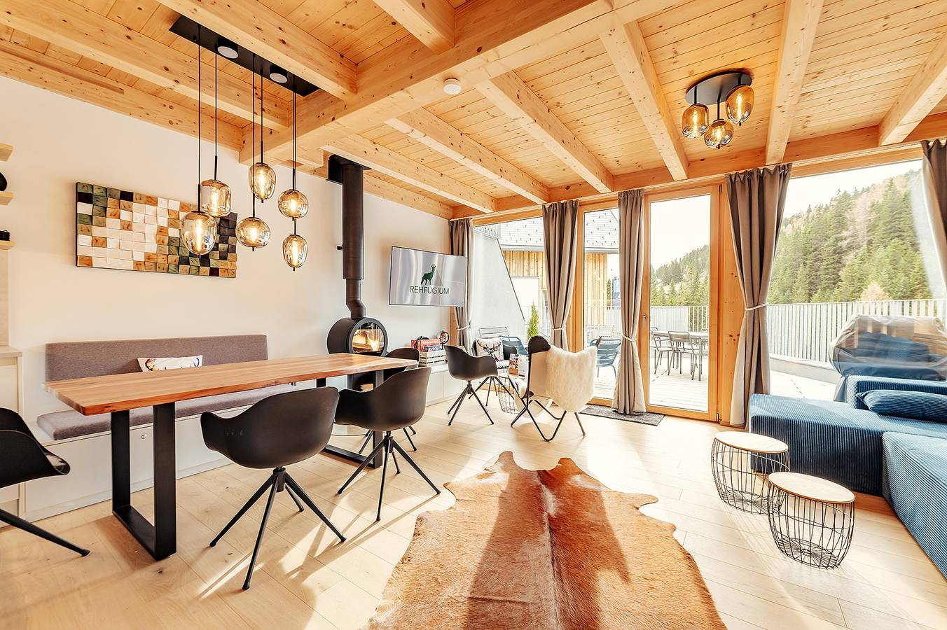 Chalet #1 mit 2 Schlafzimmern, Sauna und Whirlpool in Rottenmanner und Wölzer Tauern, Oberwölz