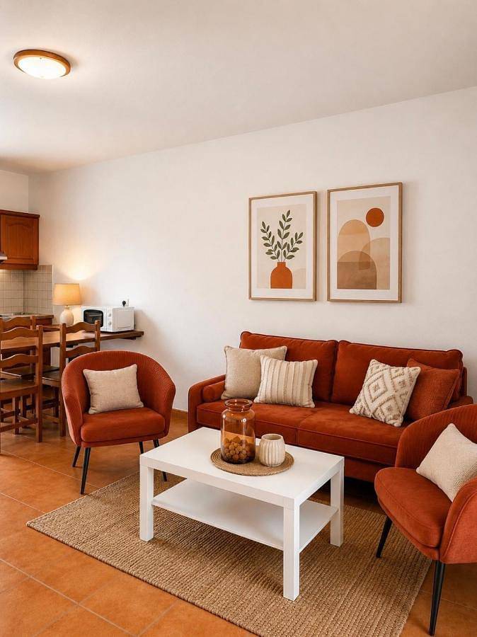 Apartamento de vacaciones para 2 personas, con vistas y terraza - 1