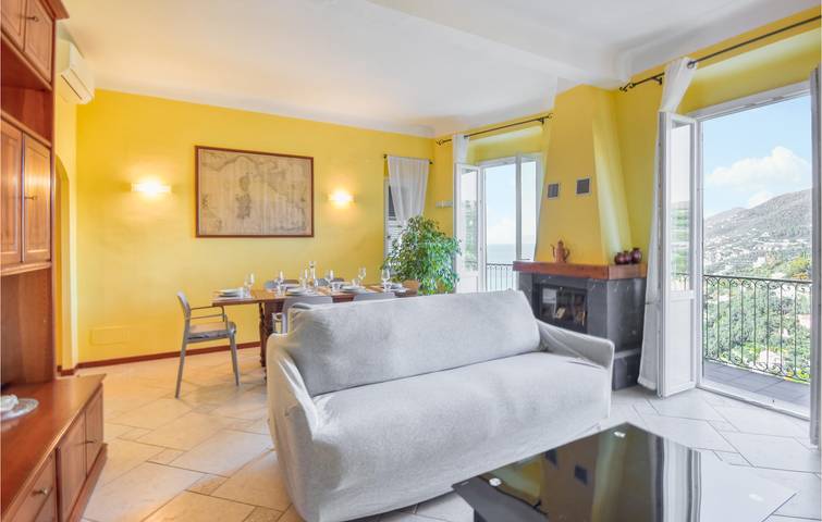 Appartement avec vue sur la mer avec parking, climatisation, chauffage, cuisine et Internet in Camogli, Riviera di Levante