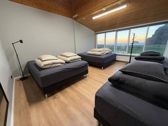 Camping für 6 Personen, mit Garten und Ausblick in Island