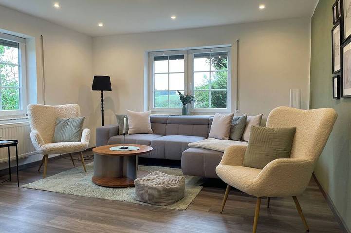 Ferienwohnung für 7 Personen, mit Sauna und Garten sowie Terrasse