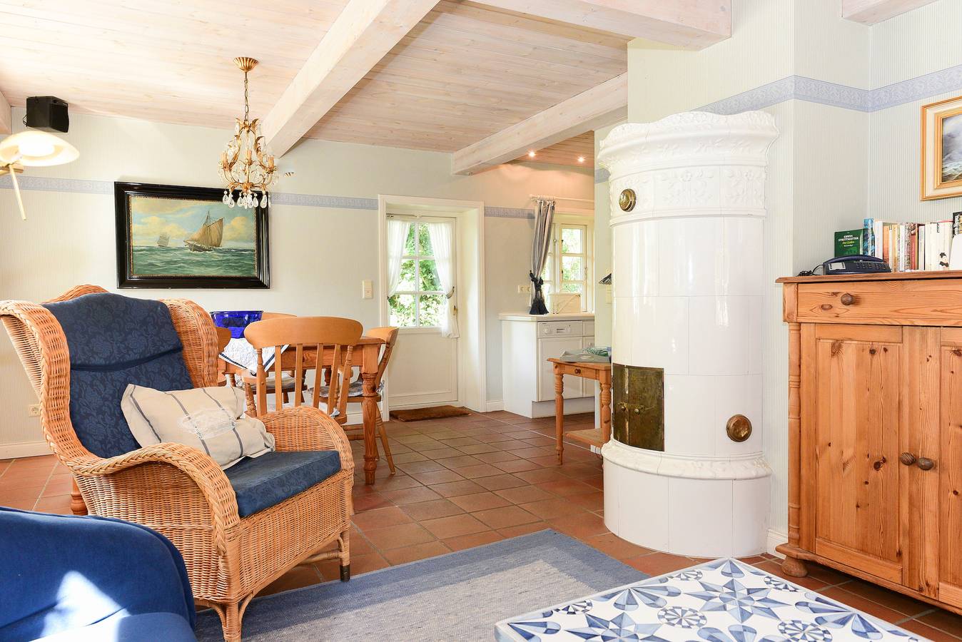 Ganze Ferienwohnung, Faskers Hüs Whg 01 in Toftum (Föhr), Oldsum