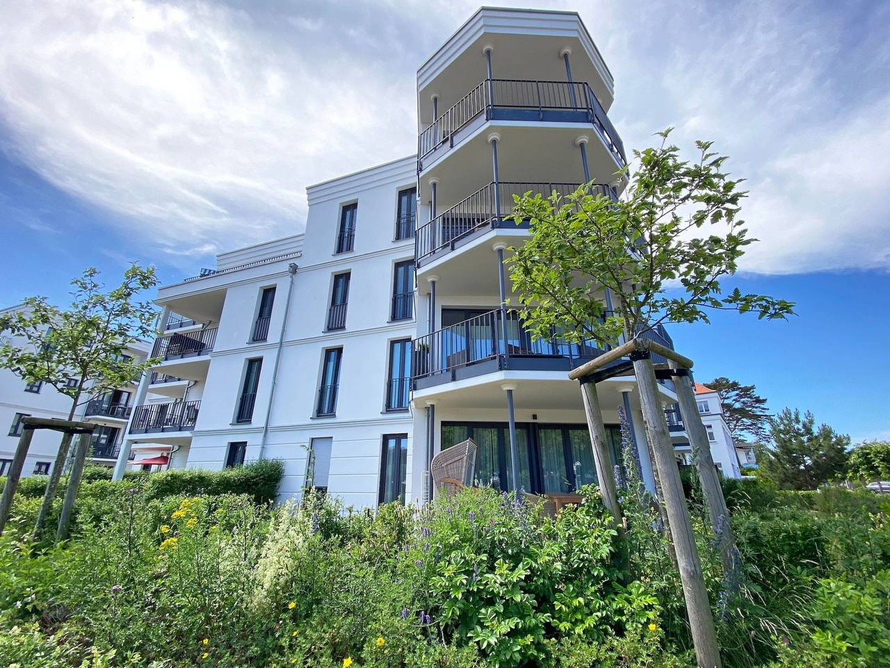 Ganze Ferienwohnung, F: Villa Düne Whg. 07 Morgensonne mit Balkon in Baabe, Rügen