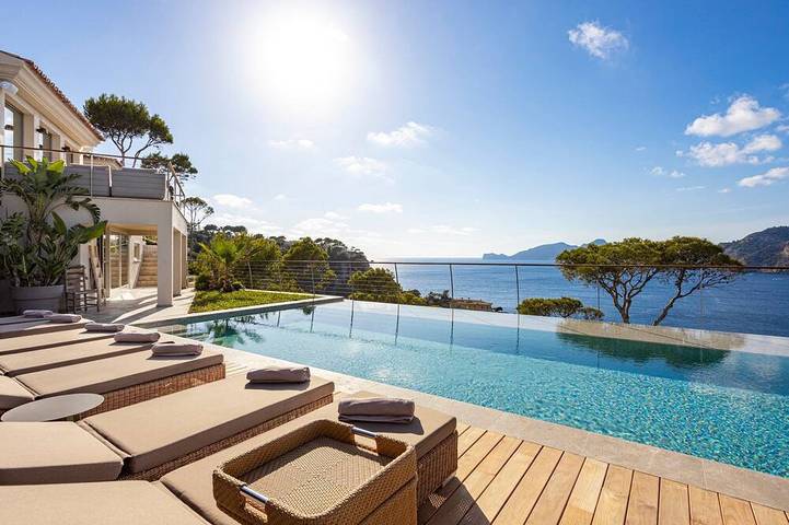 Villa für 12 Personen, mit Garten und Sauna sowie Whirlpool und Pool in Port d'Andratx