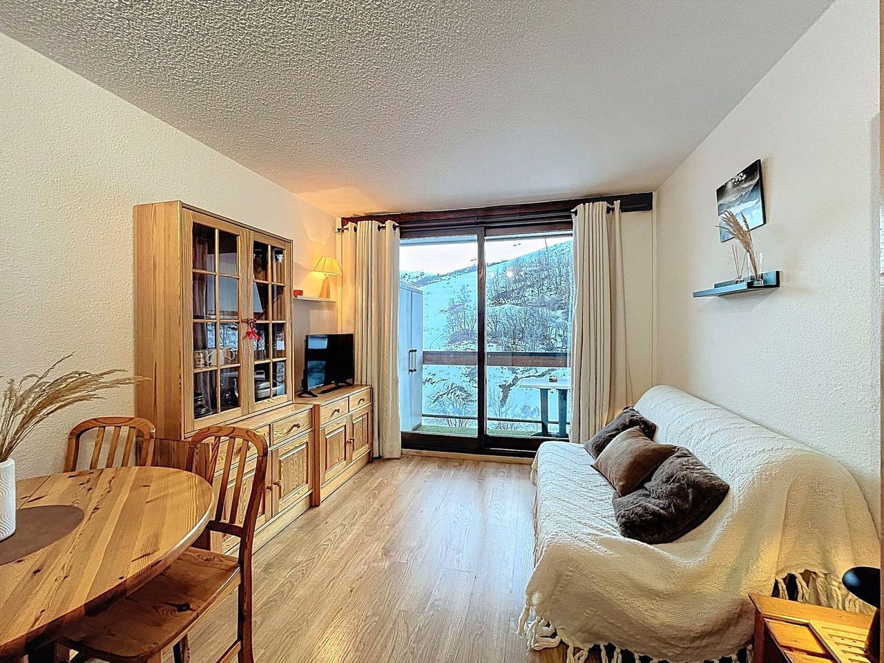 Estudio entero, Estudio a pie de pistas, balcón sur y wifi, 4 pers, Le Corbier in Le Corbier, Villarembert