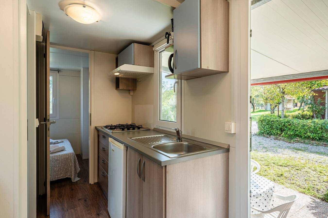 Ganze Ferienwohnung, Mobilheim 'Camping Belsito Olib 504' mit Gemeinschaftspool, Wlan und Klimaanlage in Montecatini-Terme, Pistoia Provinz