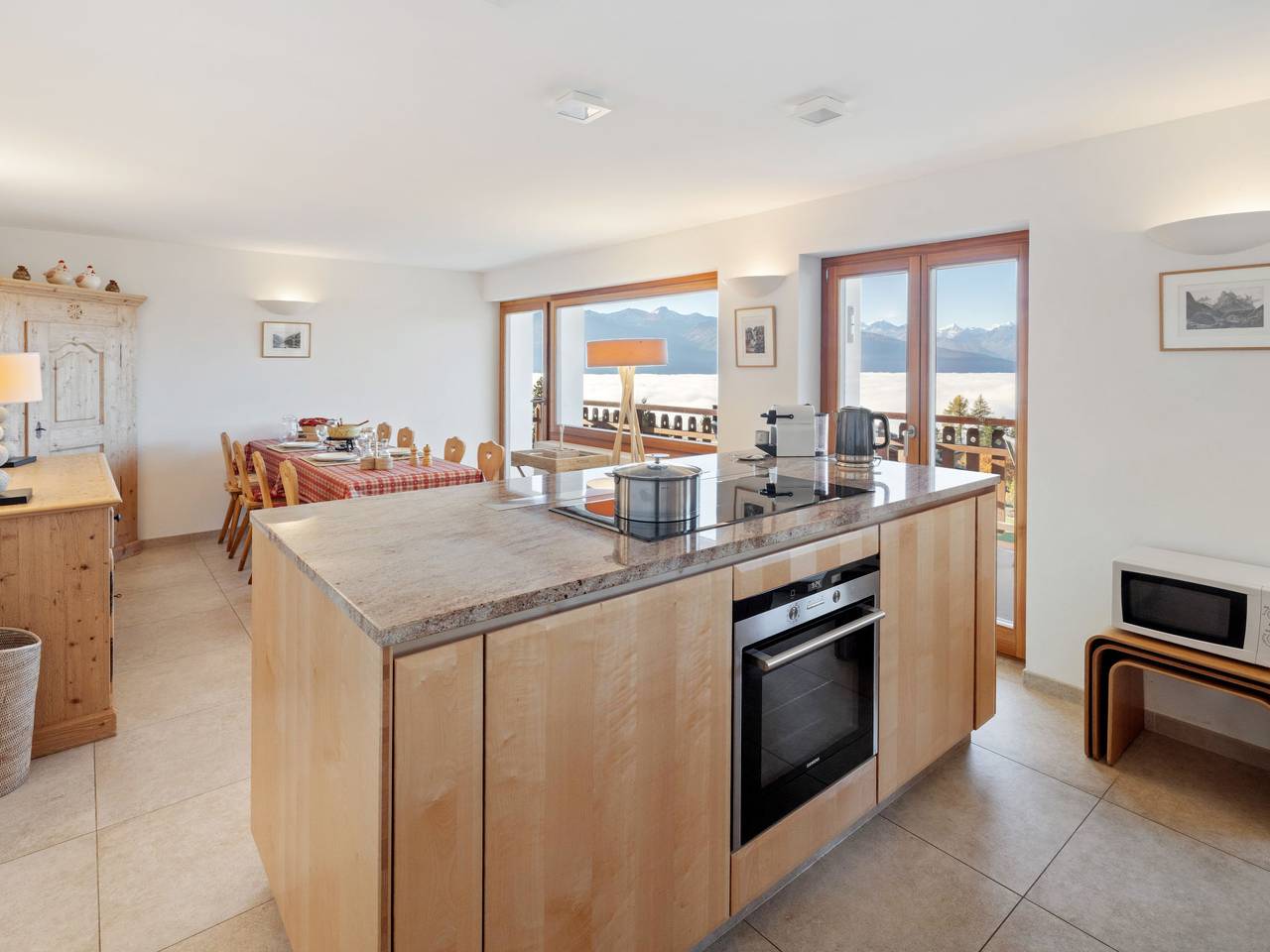 Geheel appartement, Les Aiguilles Vertes Rez inférieur in Randogne, Sion - Sierre & omgeving